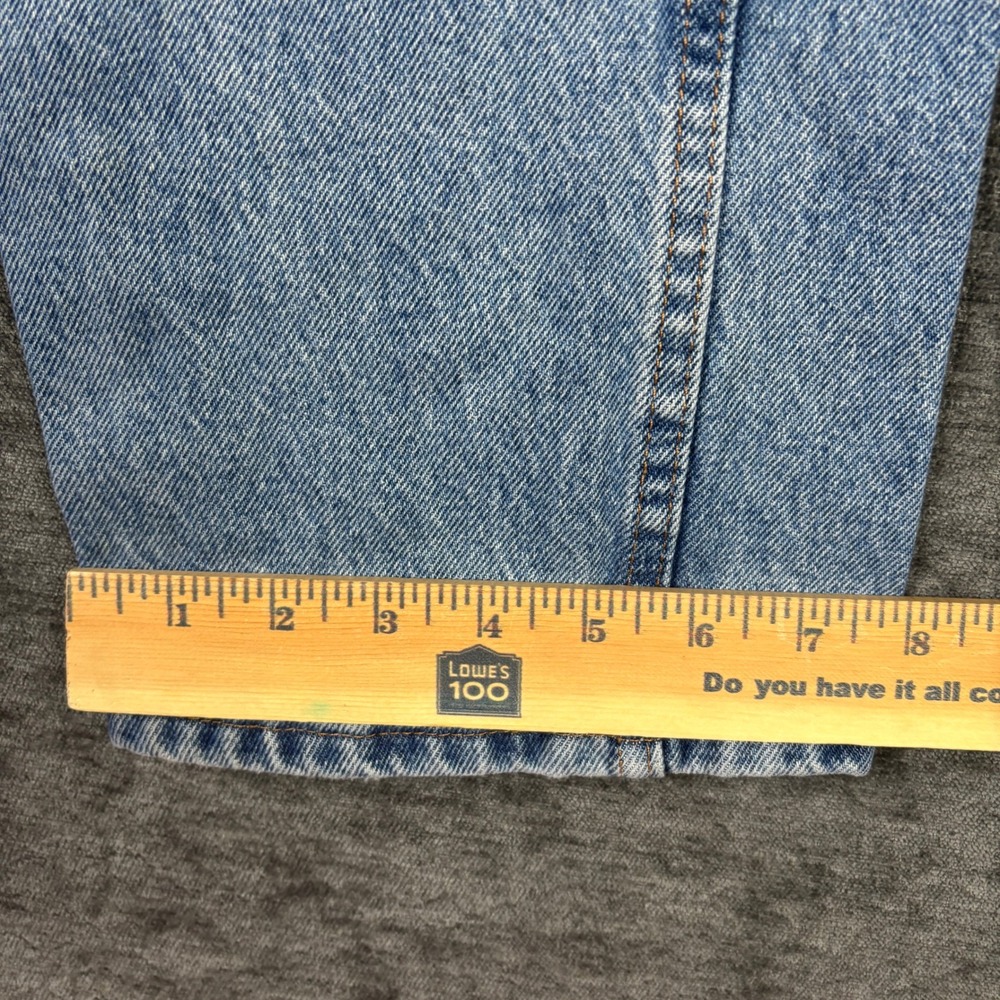 Rustler Straight Leg Denim Jeans Mens 32x30 Light Wash Cowboy Rodeo Western Y2K - Picture 12 of 12